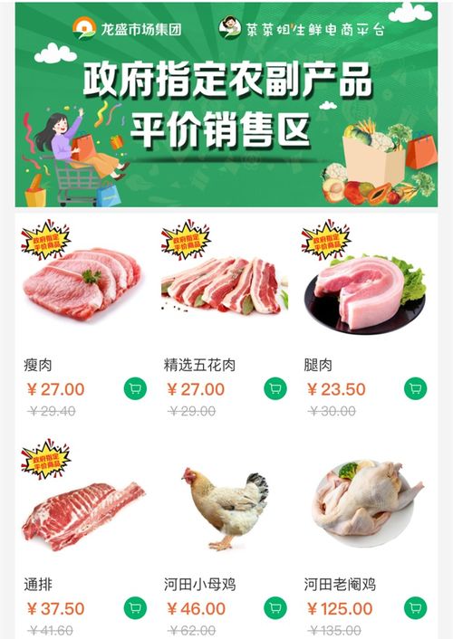 龍巖城區繼續執行政府差價補貼政策，市民買農副產品更實惠